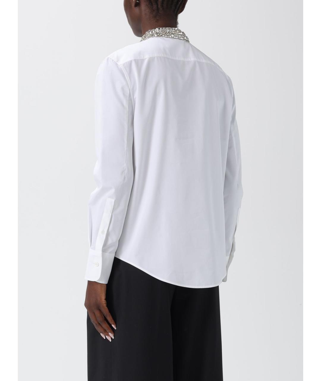 ALEXANDER MCQUEEN Белая хлопковая рубашка, фото 2