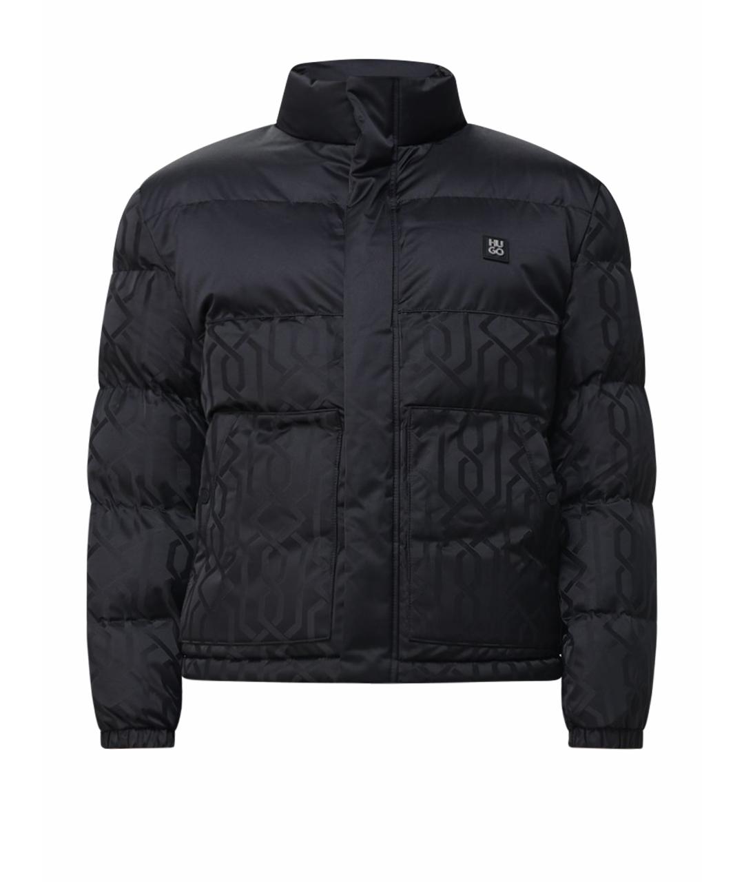 HUGO Черный полиамидовый пуховик, фото 1