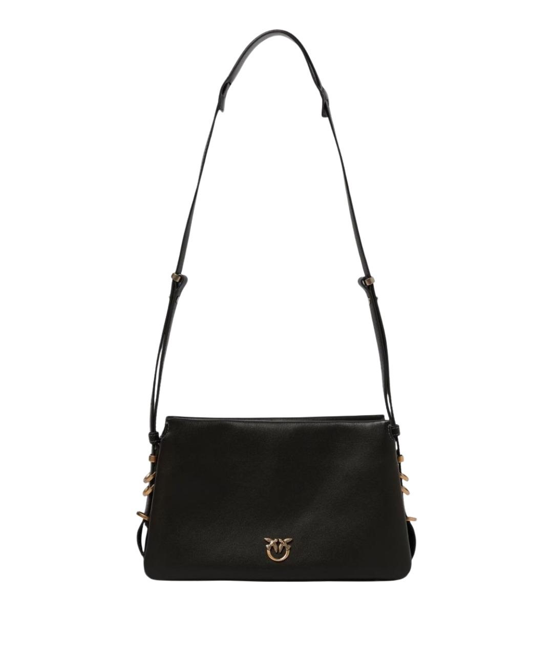 PINKO Хаки кожаная сумка через плечо, фото 1