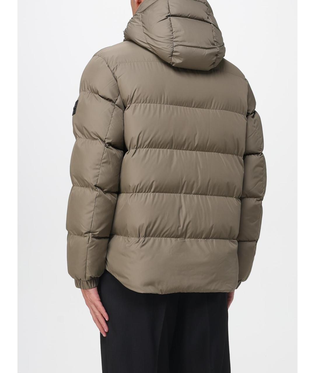 HUGO BOSS Бежевая полиэстеровая куртка, фото 2