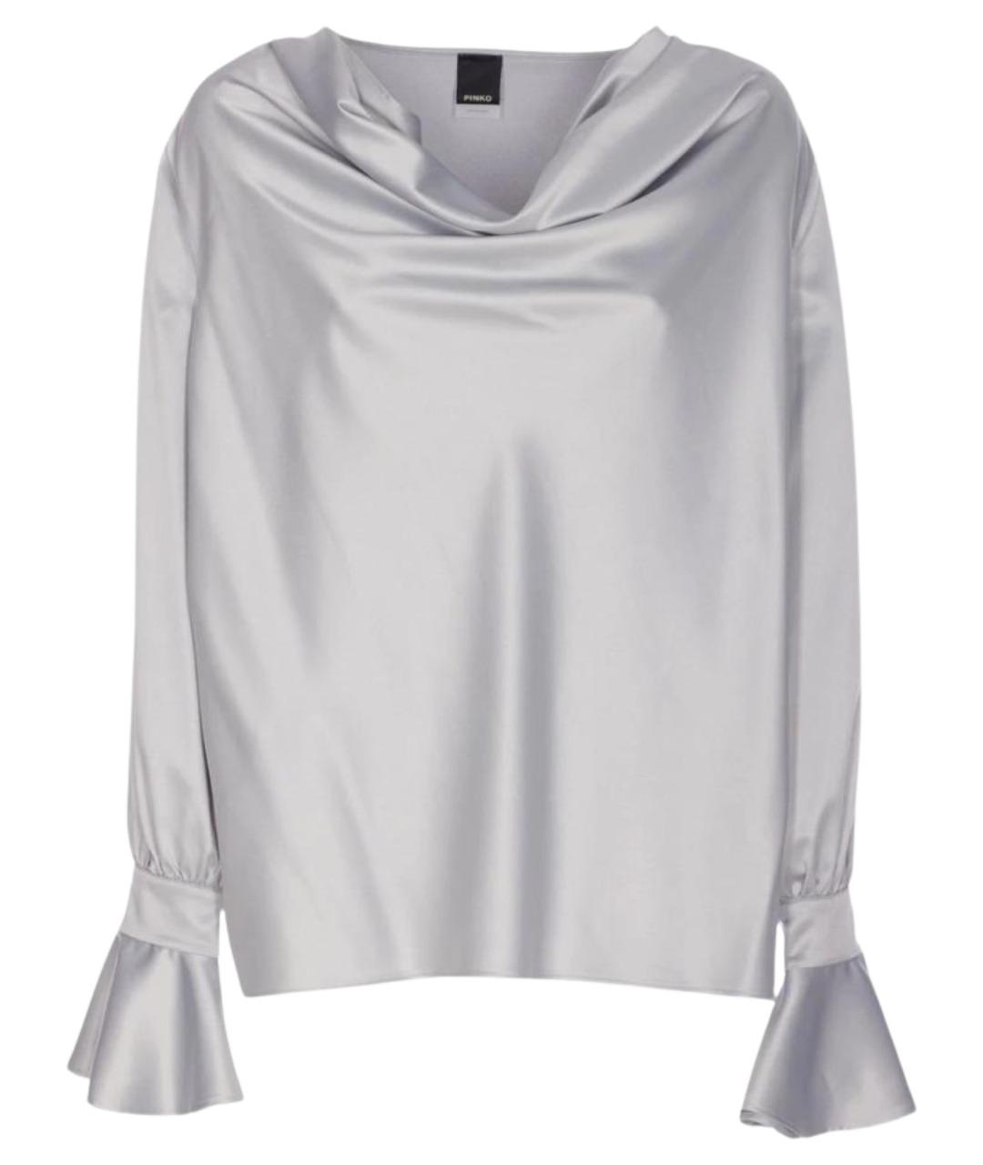 PINKO Серая полиэстеровая блузы, фото 1