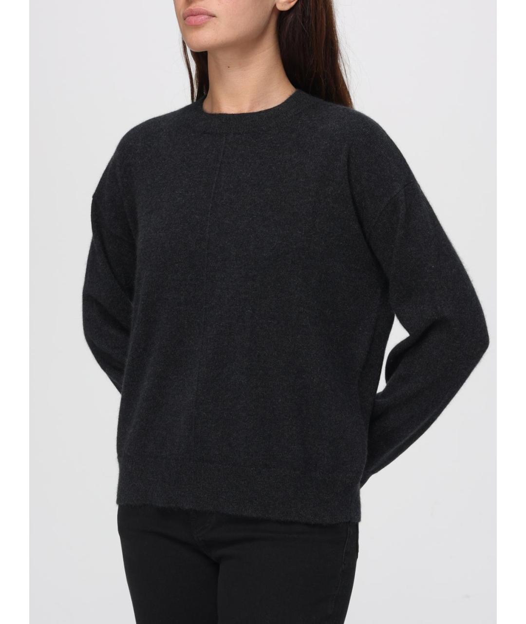 HUGO BOSS Черный шерстяной джемпер / свитер, фото 3