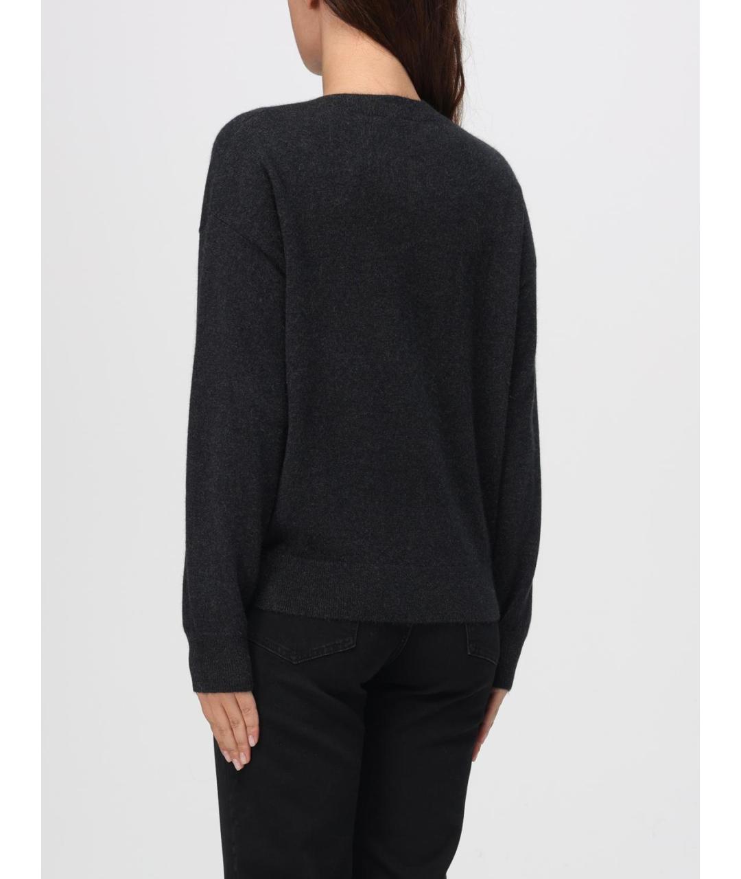 HUGO BOSS Черный шерстяной джемпер / свитер, фото 2