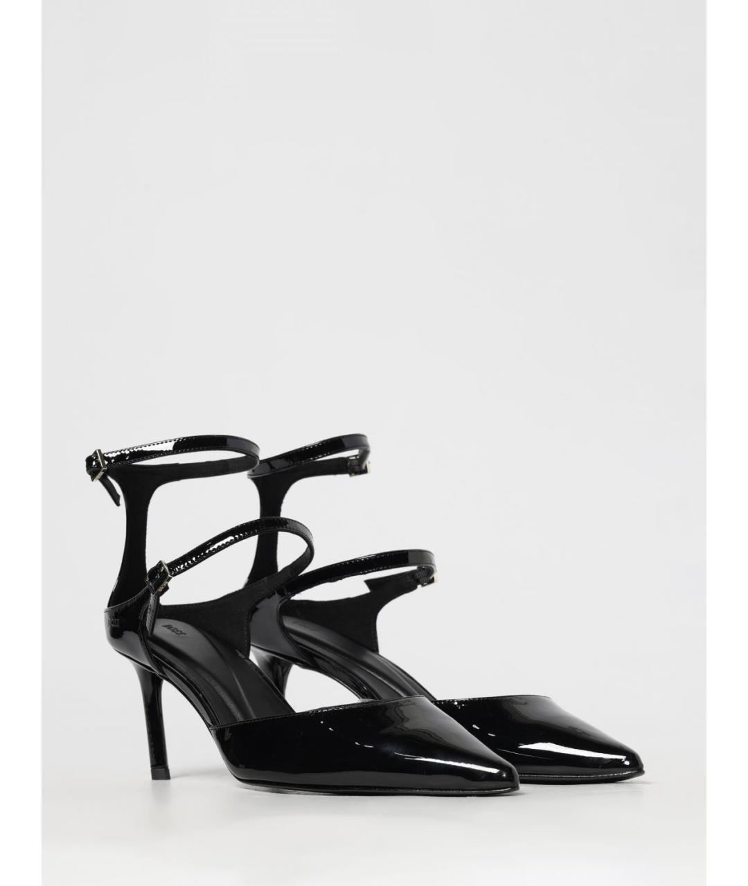 HUGO BOSS Черные туфли из лакированной кожи, фото 2