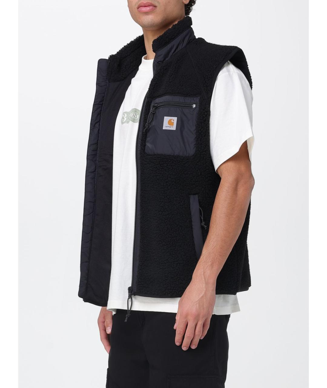 CARHARTT WIP Черный полиэстеровый жилет, фото 4