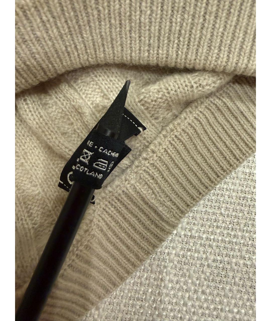 CHANEL Серая кашемировая шапка, фото 6