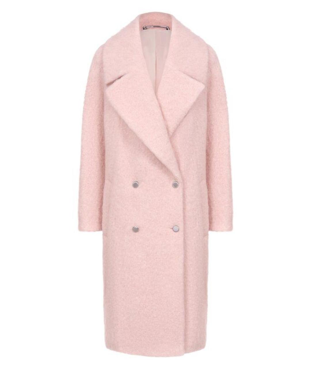 HUGO BOSS Розовое шерстяное пальто, фото 1