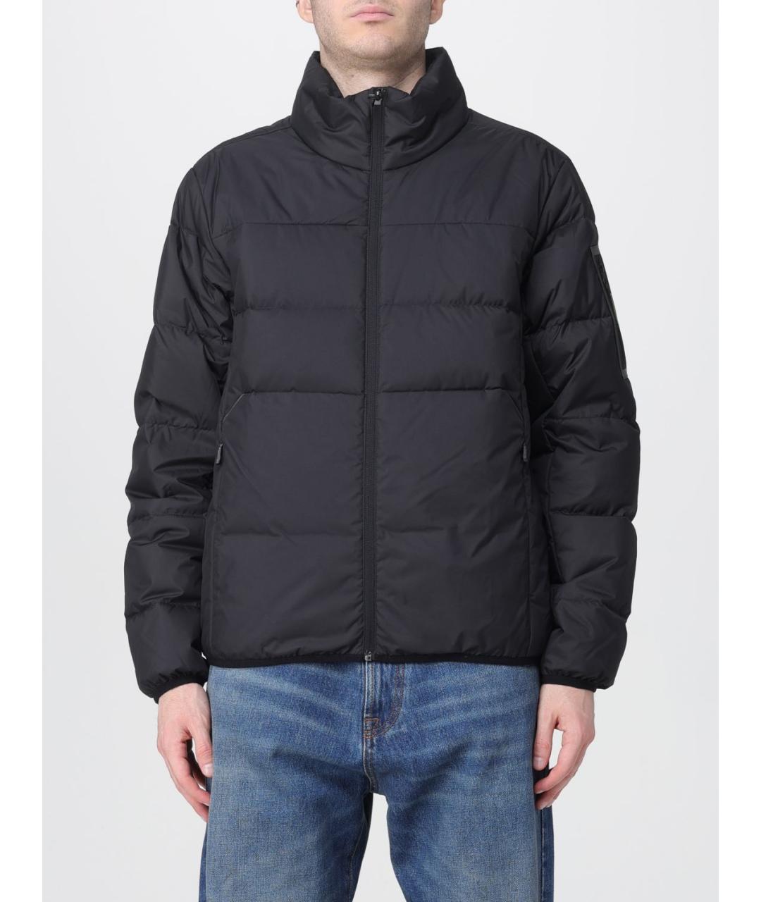 HUGO BOSS Черный полиэстеровый пуховик, фото 2