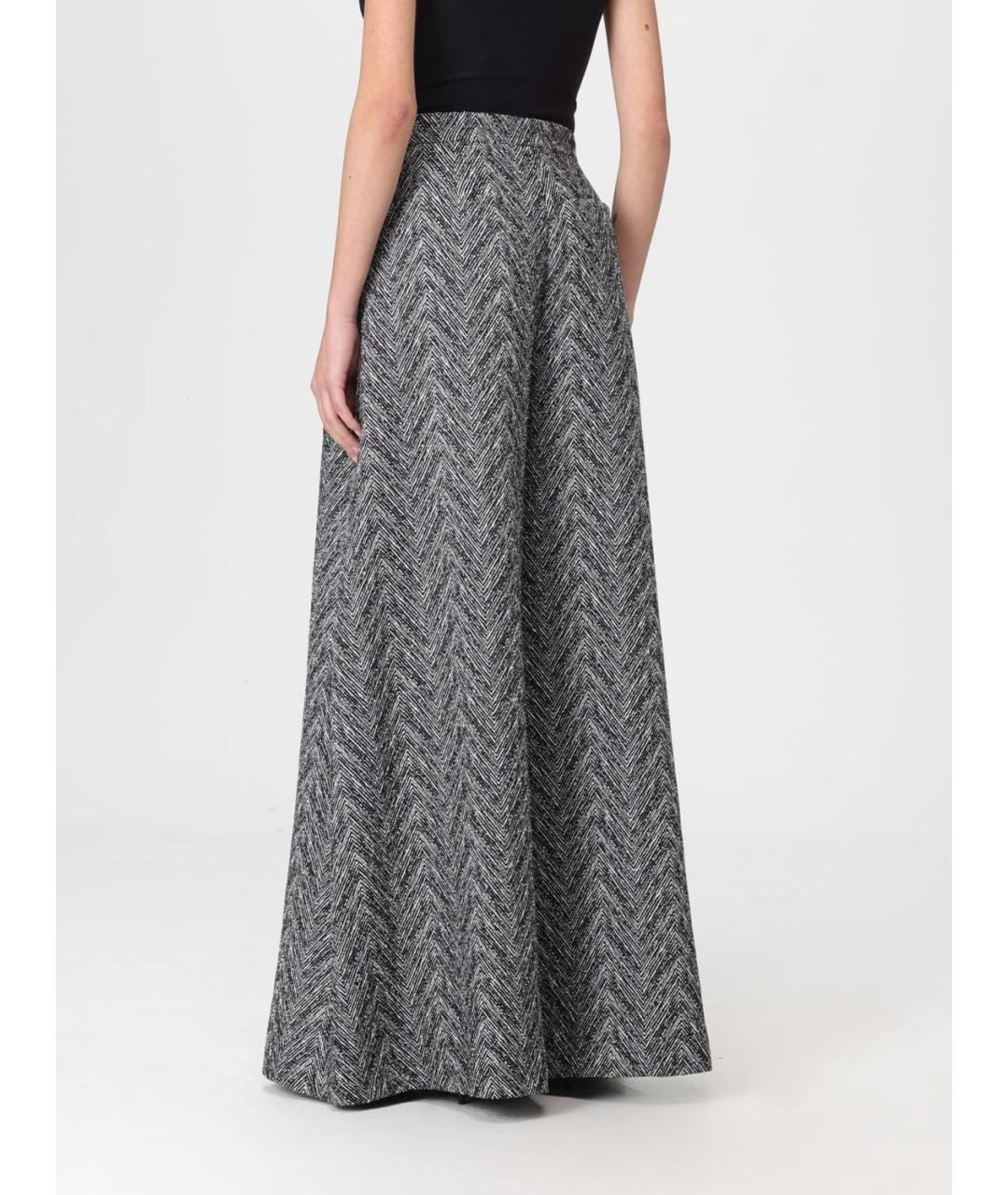 HUGO BOSS Серые хлопковые брюки широкие, фото 3