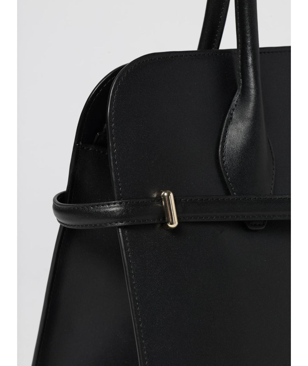 FURLA Черная кожаная сумка через плечо, фото 3