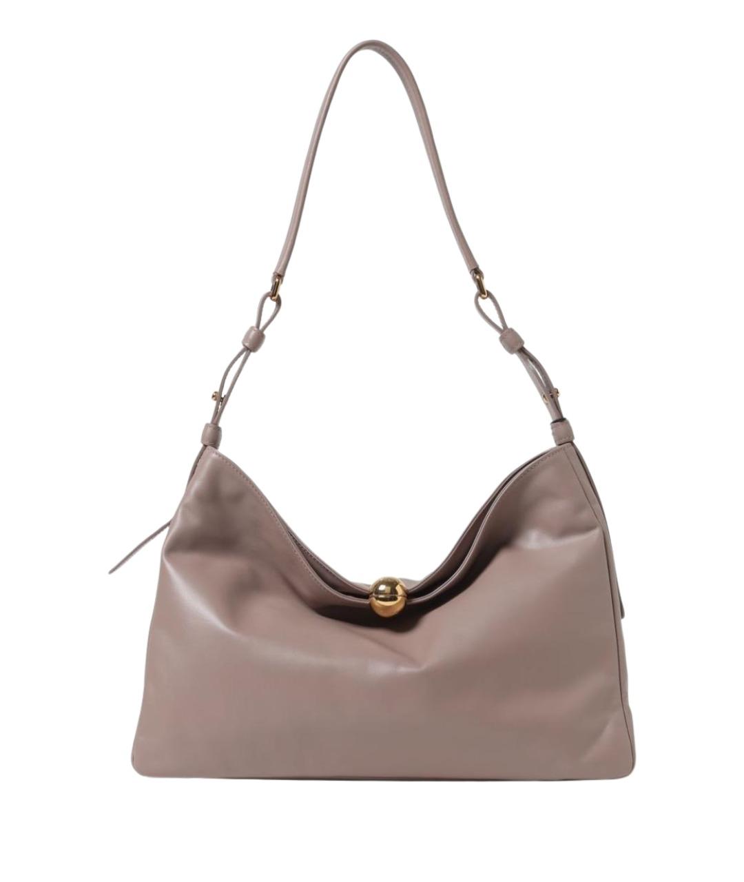 FURLA Бежевая кожаная сумка через плечо, фото 1