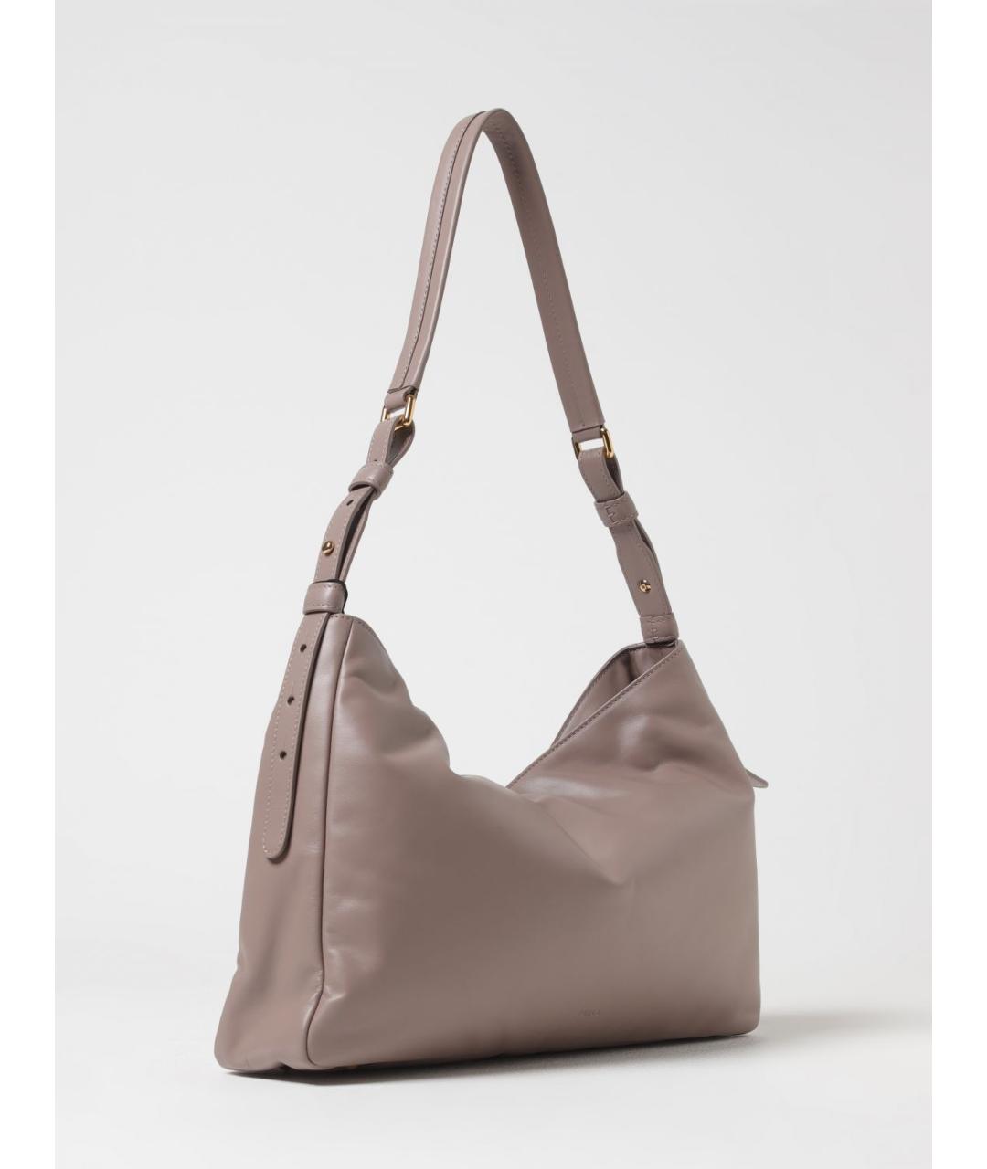 FURLA Бежевая кожаная сумка через плечо, фото 2