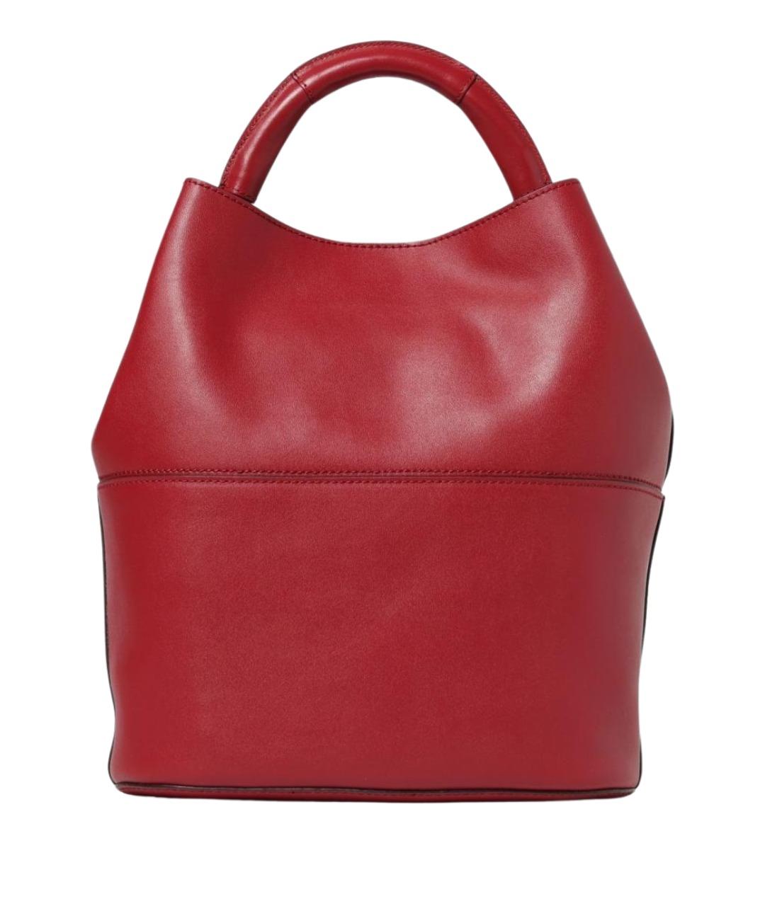 FURLA Красная кожаная сумка тоут, фото 1