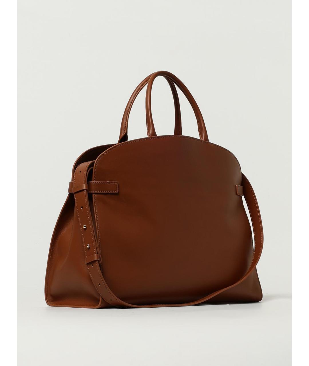 COCCINELLE Коричневая кожаная сумка тоут, фото 2