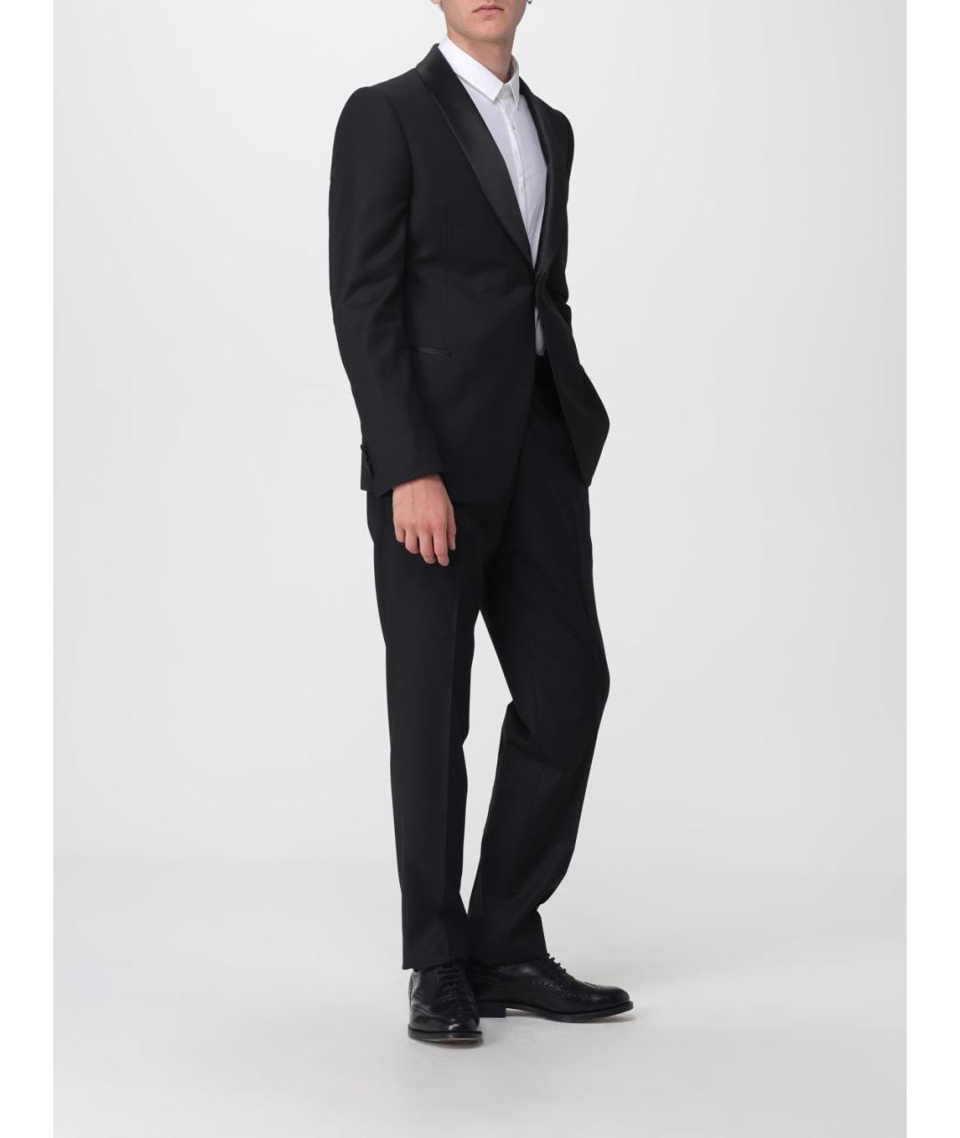 EMPORIO ARMANI Черный вечерний костюм, фото 2