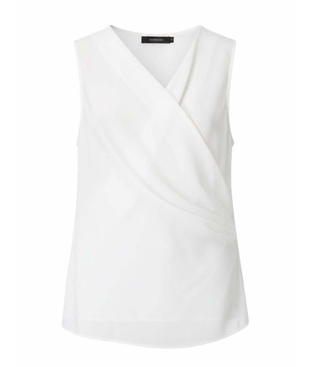 EMPORIO ARMANI Белая полиэстеровая блузы, фото 1