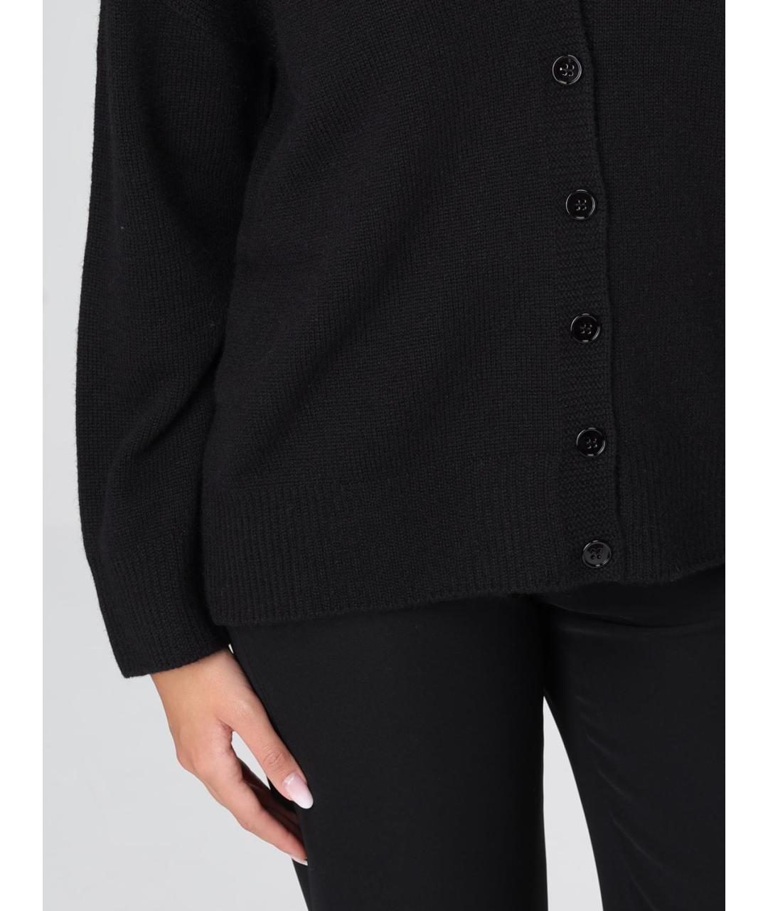 EMPORIO ARMANI Черный кашемировый кардиган, фото 4