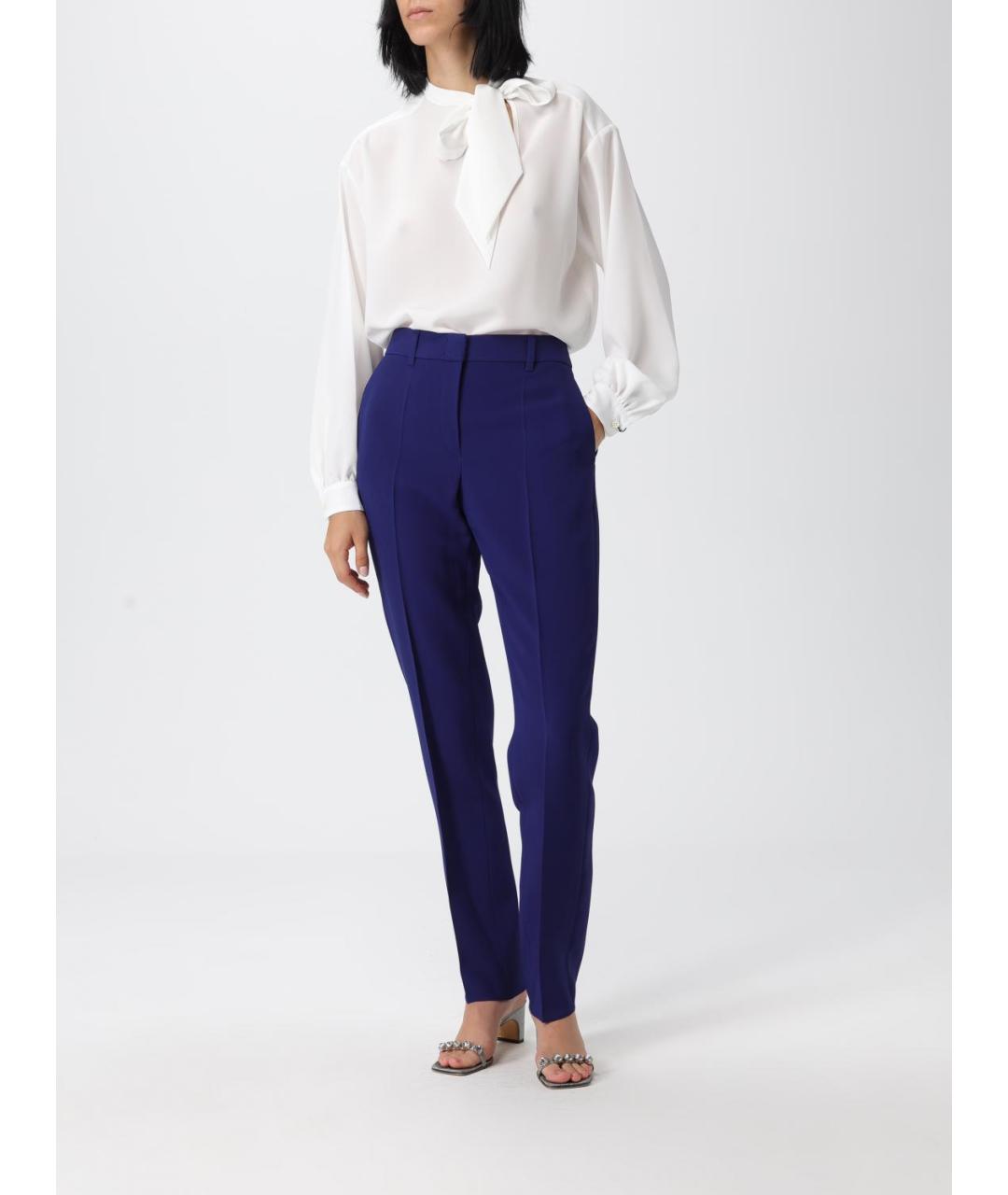 EMPORIO ARMANI Белая полиэстеровая блузы, фото 2