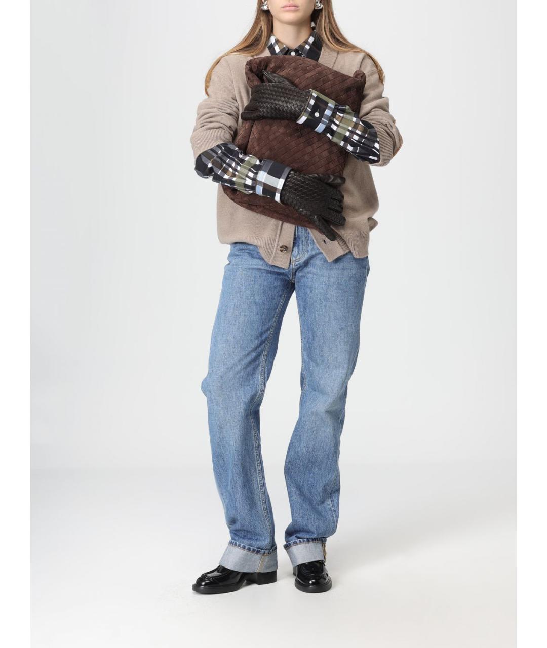 BOTTEGA VENETA Бежевый кашемировый кардиган, фото 2