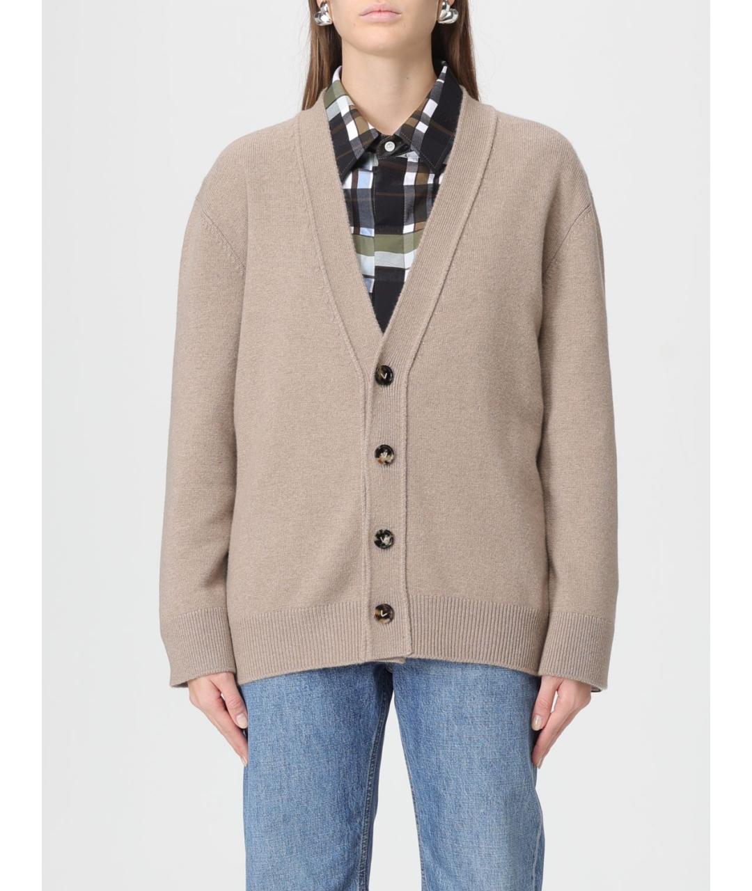BOTTEGA VENETA Бежевый кашемировый кардиган, фото 6