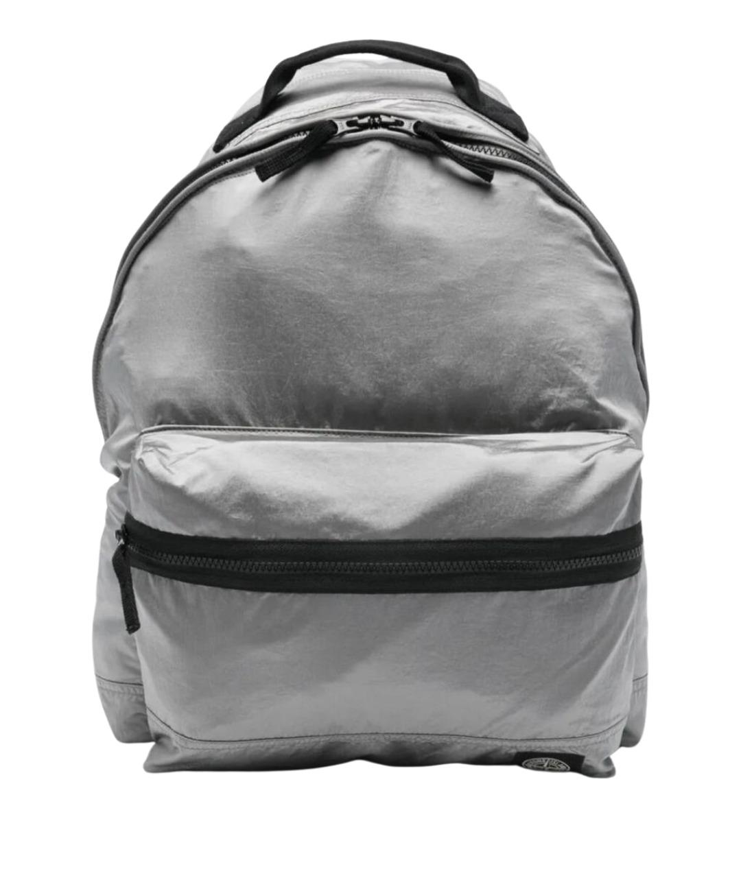 STONE ISLAND Серебрянный рюкзак, фото 1