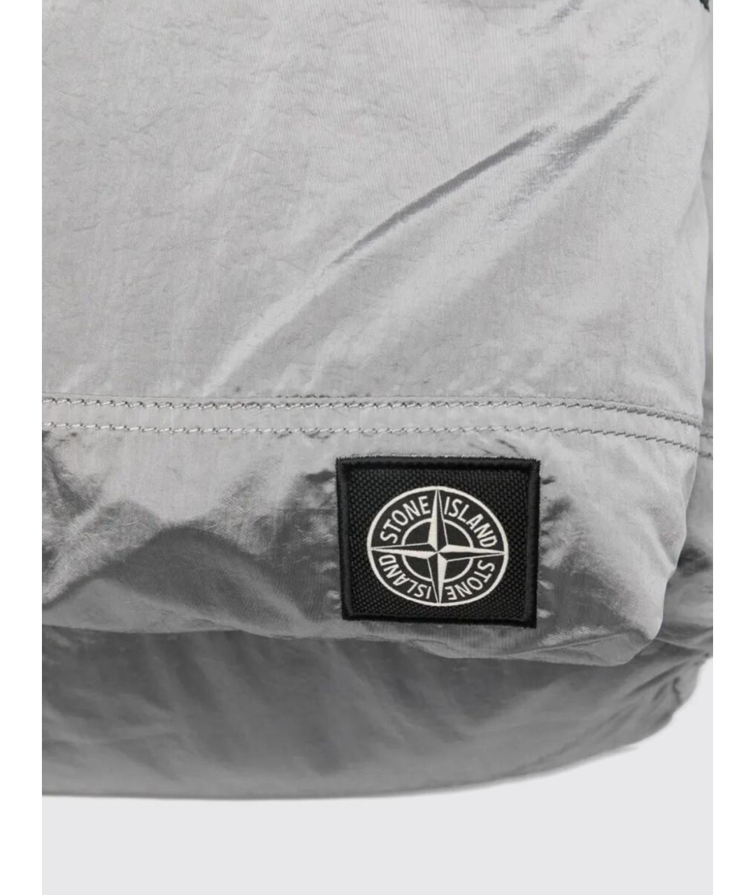 STONE ISLAND Серебрянный рюкзак, фото 5