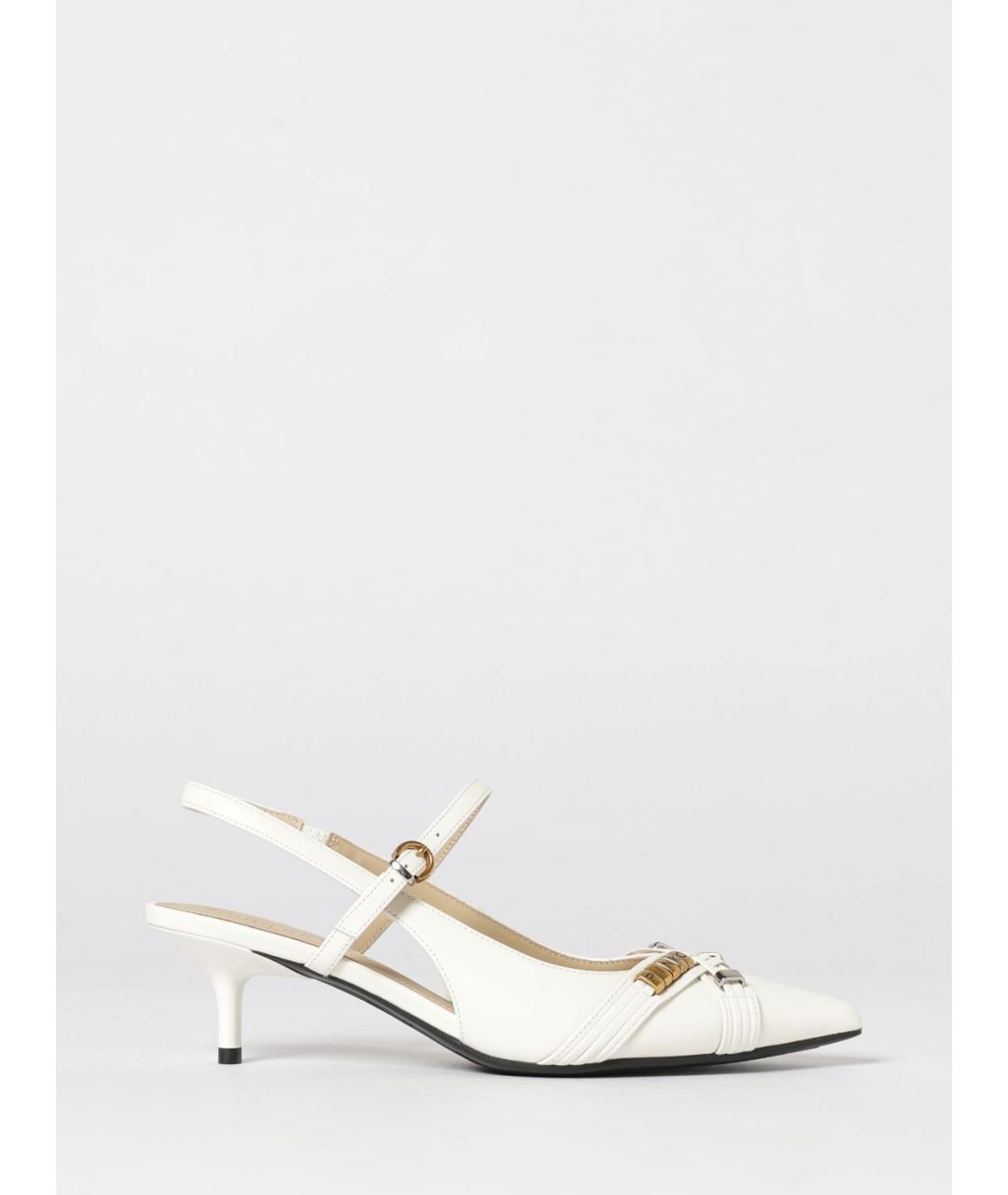 PINKO Белые кожаные туфли, фото 4