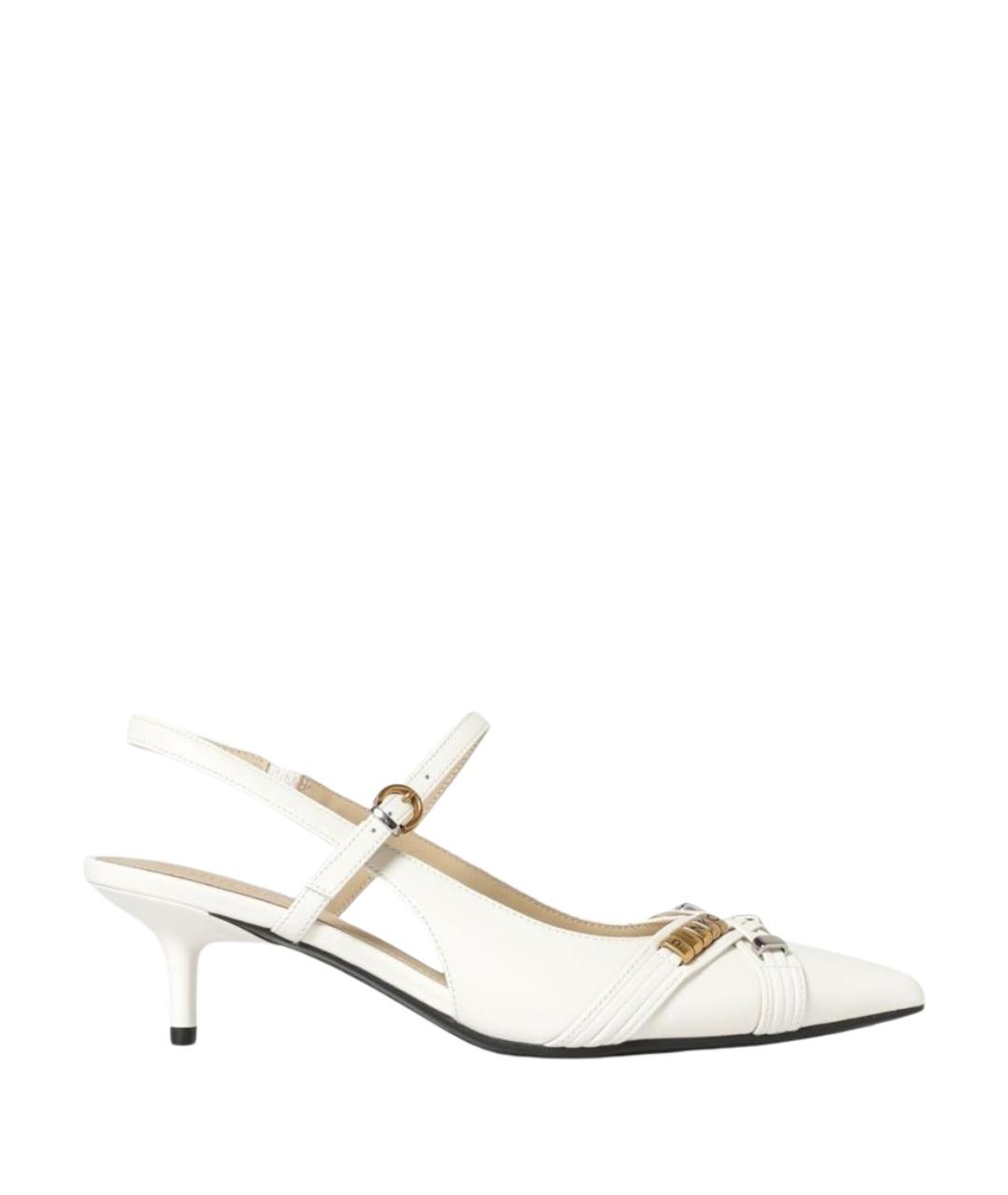 PINKO Белые кожаные туфли, фото 1