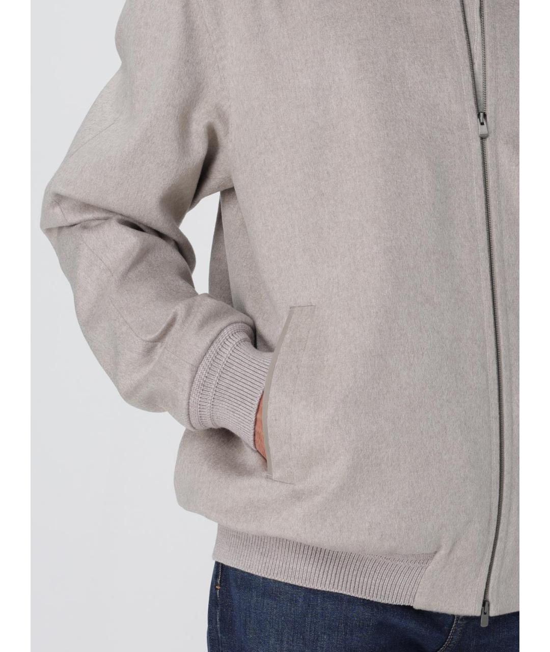 AGNONA Бежевая кашемировая куртка, фото 4