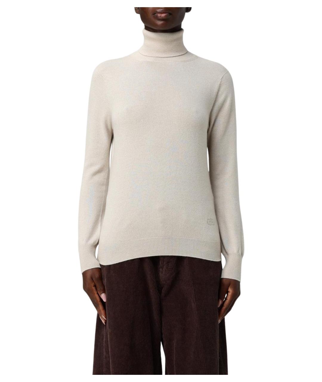 AGNONA Бежевый кашемировый джемпер / свитер, фото 1