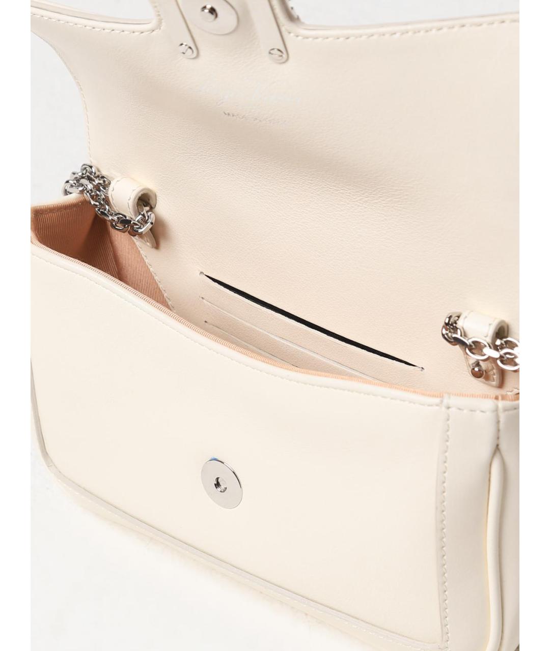 ROGER VIVIER Бежевая кожаная сумка через плечо, фото 4