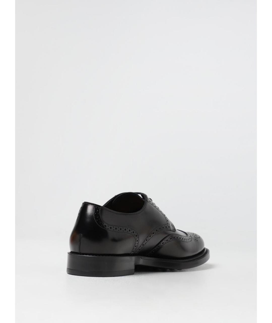 TOD'S Черные кожаные туфли, фото 3
