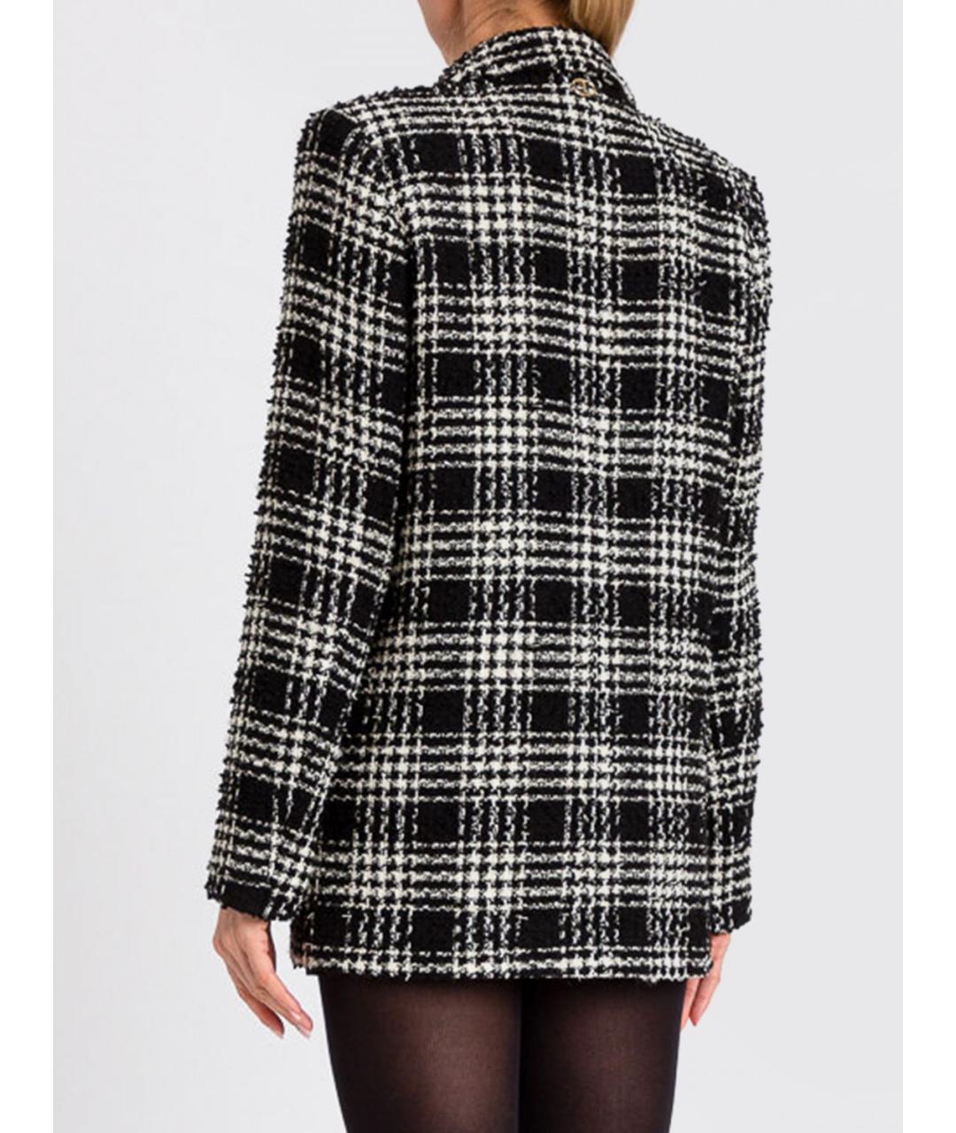 TWIN-SET Черный полиэстеровый жакет/пиджак, фото 4