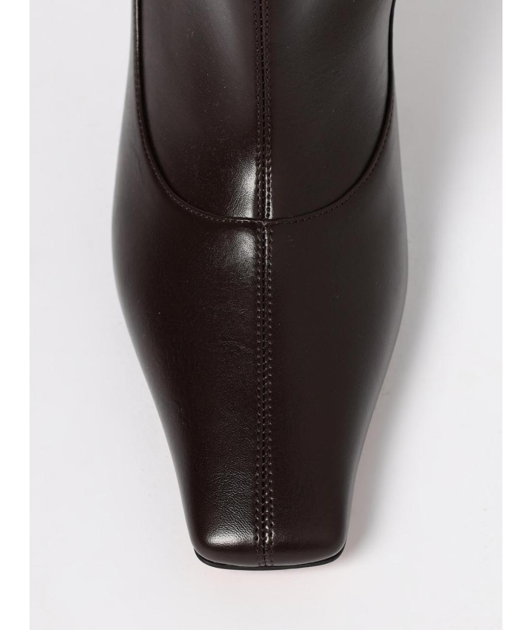 STELLA MCCARTNEY Коричневые кожаные сапоги, фото 4
