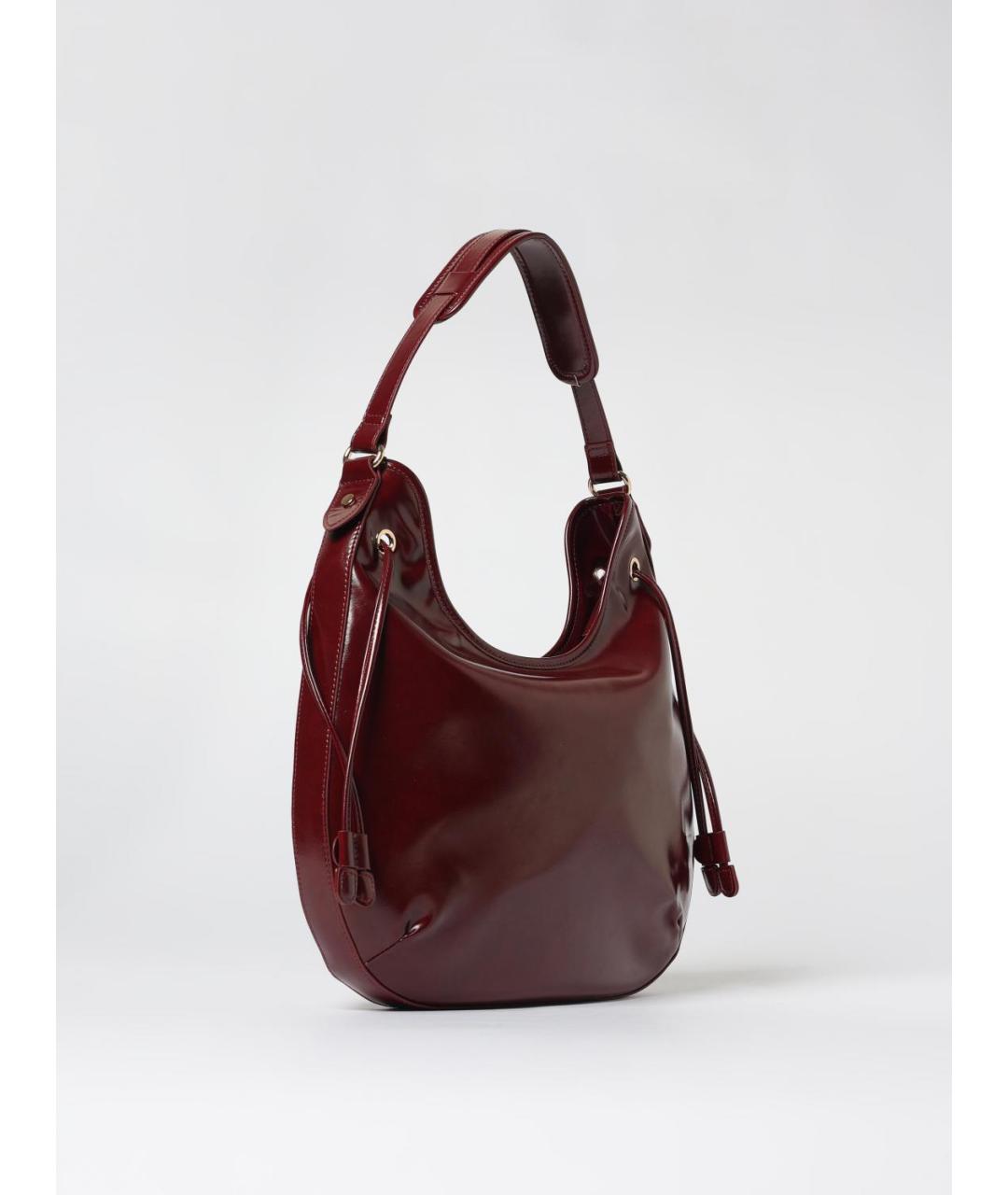 TWIN-SET Бордовая сумка через плечо из искусственной кожи, фото 2