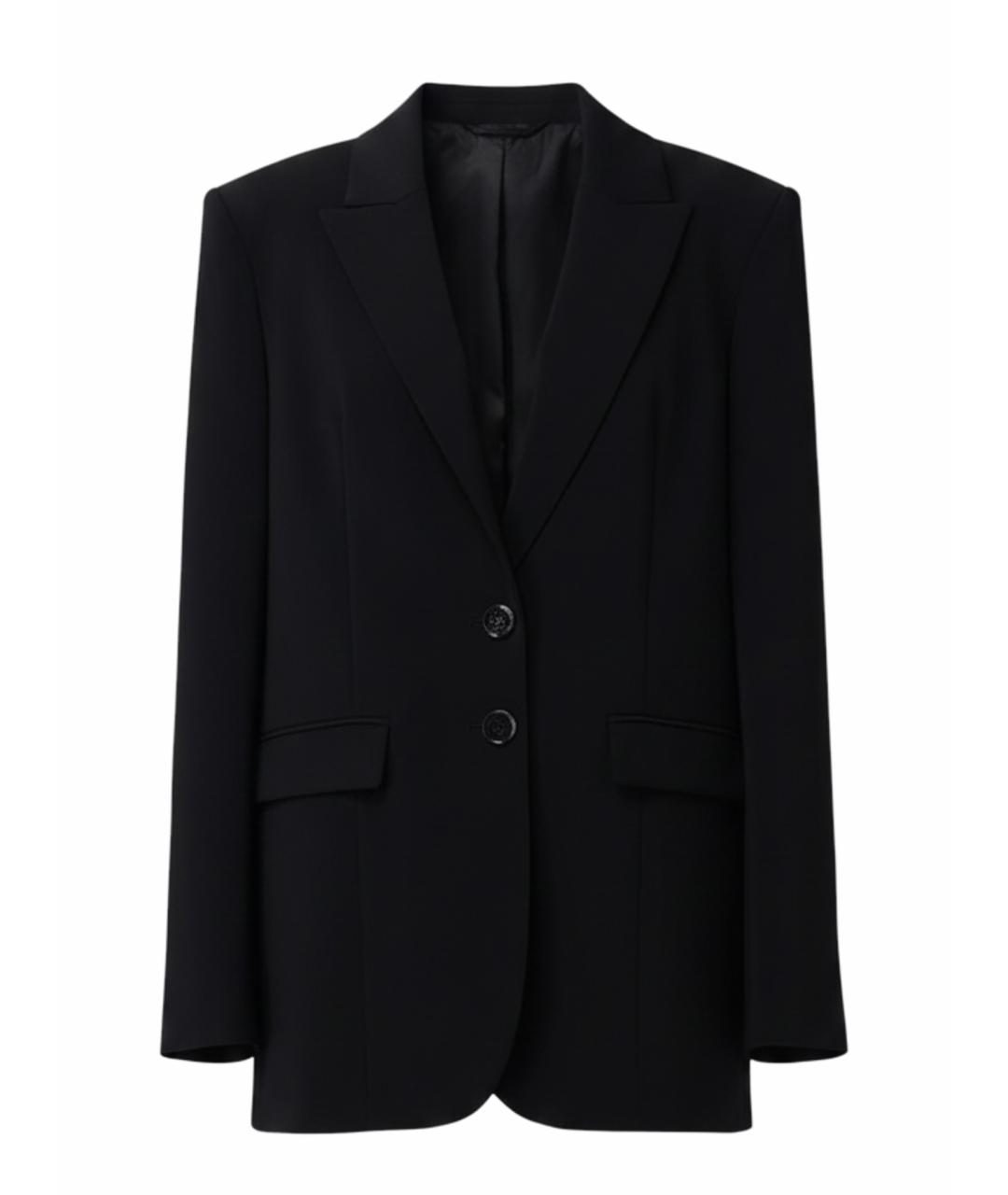 PATRIZIA PEPE Черный полиэстеровый жакет/пиджак, фото 1