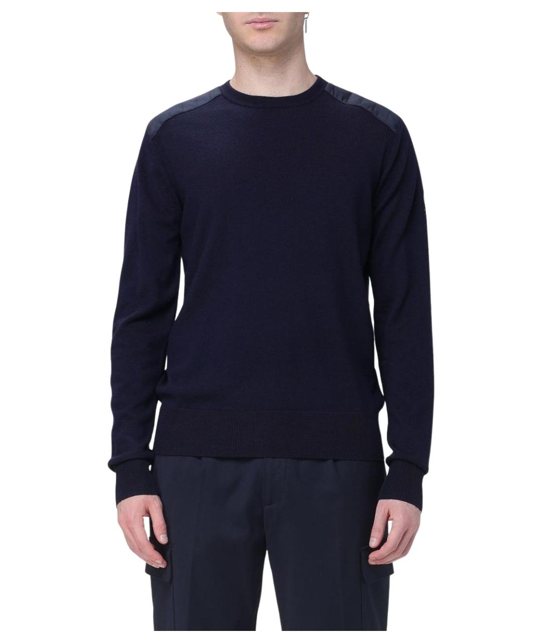 BELSTAFF Синий шерстяной джемпер / свитер, фото 1