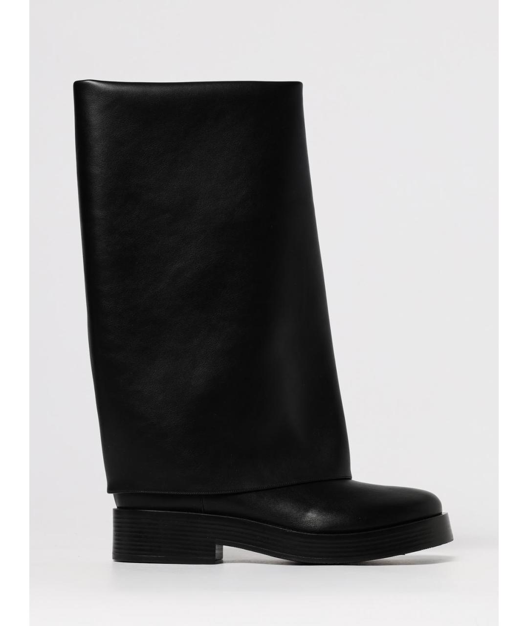 CASADEI Черные кожаные сапоги, фото 5