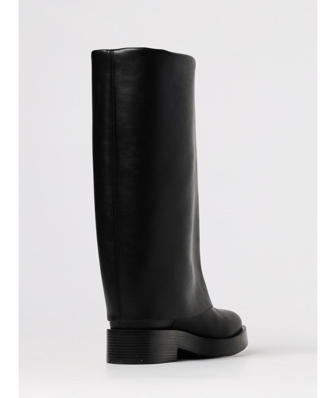 CASADEI Черные кожаные сапоги, фото 3
