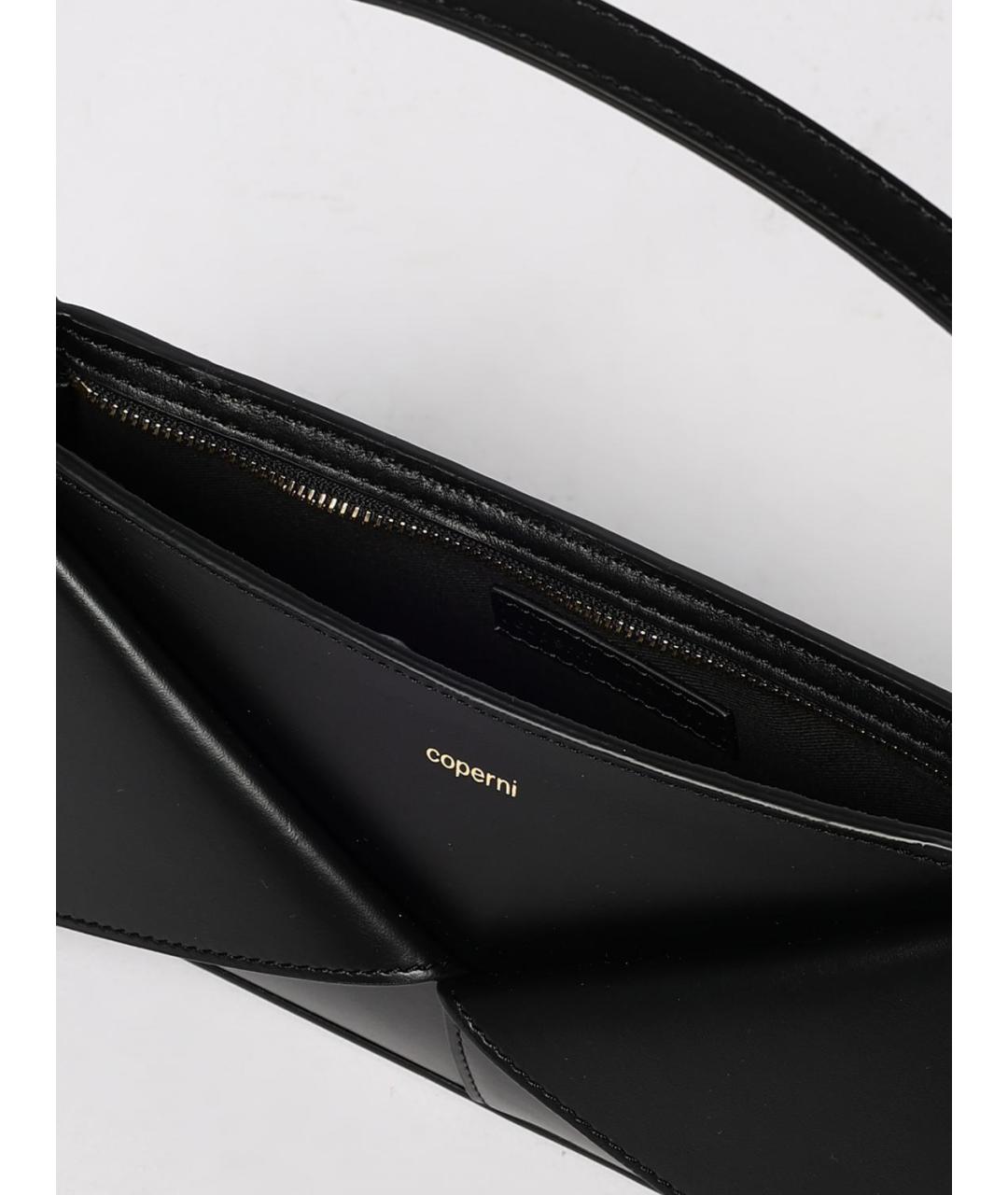 COPERNI Черная кожаная сумка через плечо, фото 5