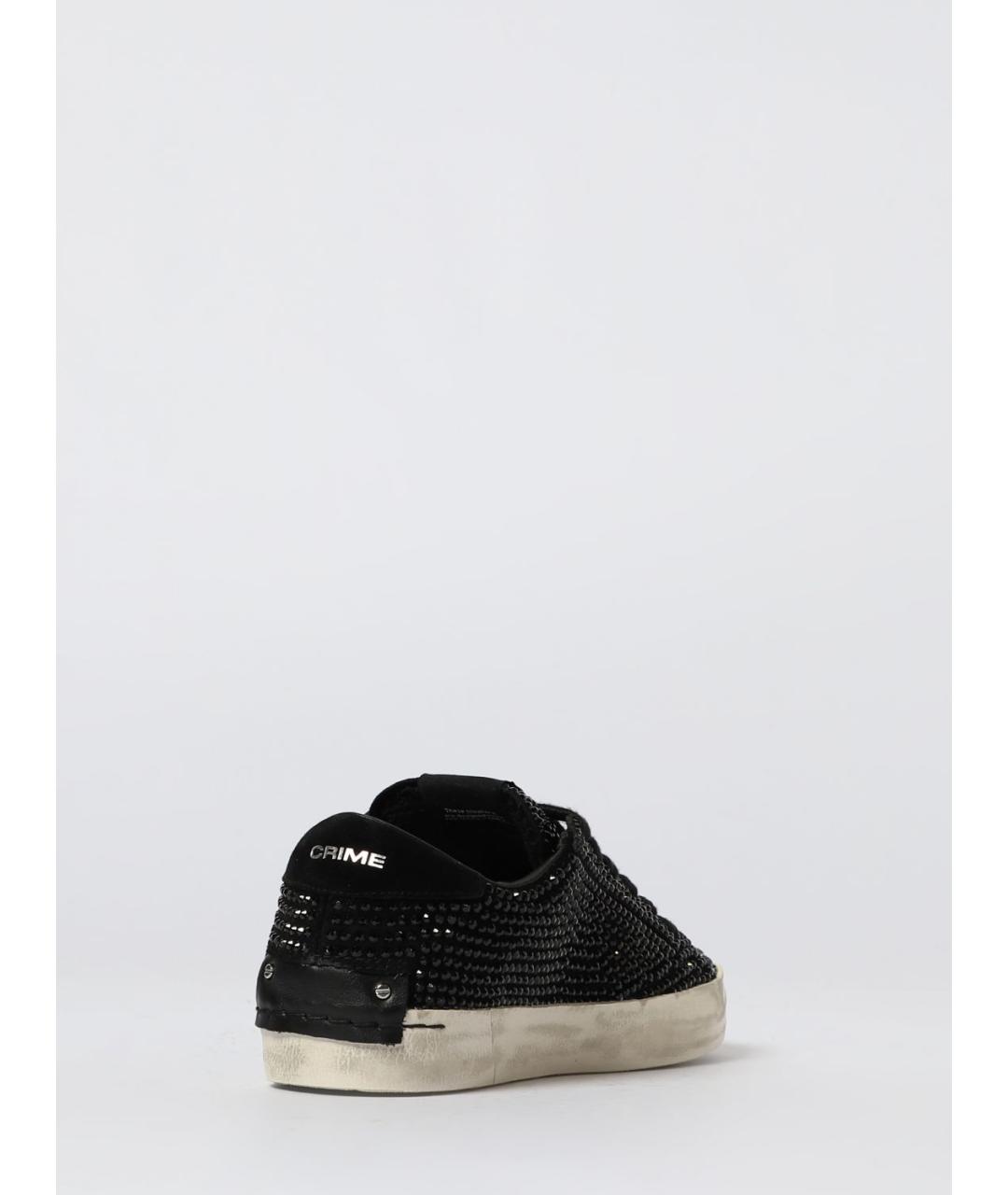 CRIME LONDON Черные кожаные кеды, фото 3