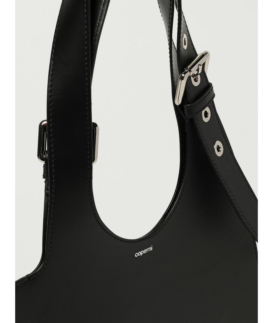 COPERNI Черная кожаная сумка через плечо, фото 4