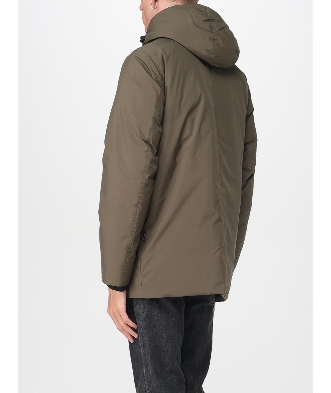 WOOLRICH Зеленая полиэстеровая куртка, фото 2