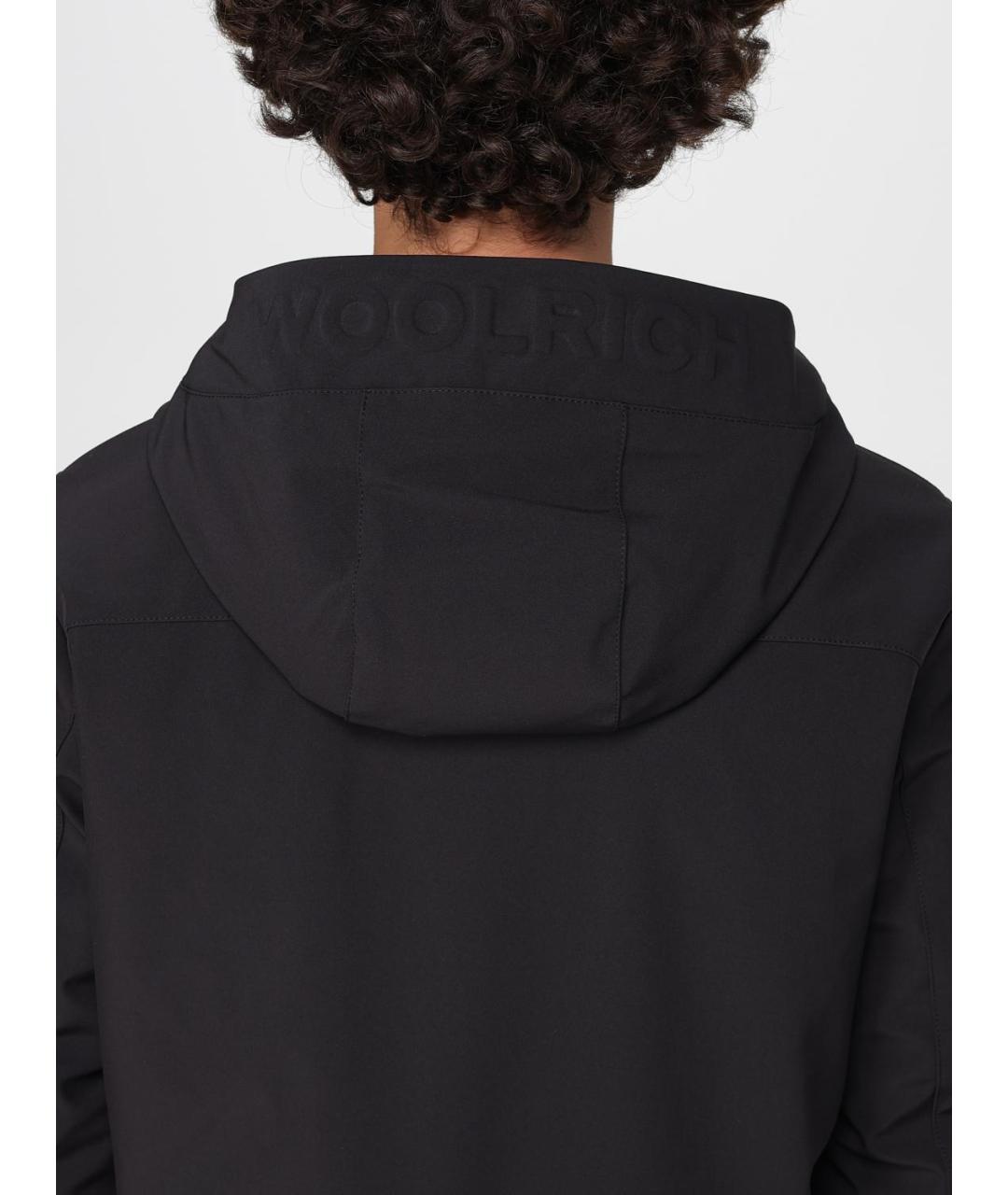 WOOLRICH Черная полиэстеровая куртка, фото 4