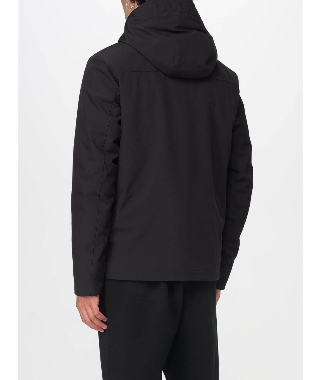 WOOLRICH Черная полиэстеровая куртка, фото 2