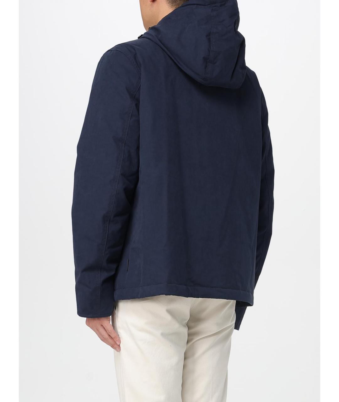 WOOLRICH Синяя полиэстеровая куртка, фото 3