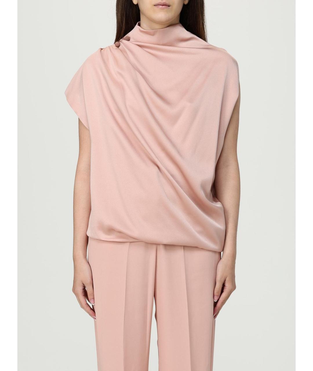 FABIANA FILIPPI Розовая вискозная блузы, фото 6