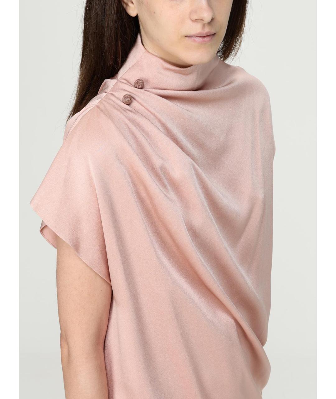 FABIANA FILIPPI Розовая вискозная блузы, фото 5