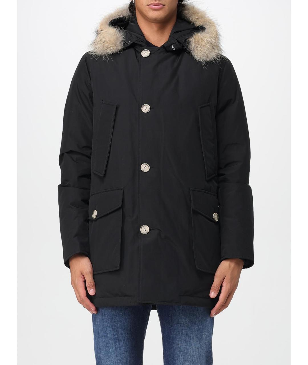 WOOLRICH Черный пуховик, фото 5