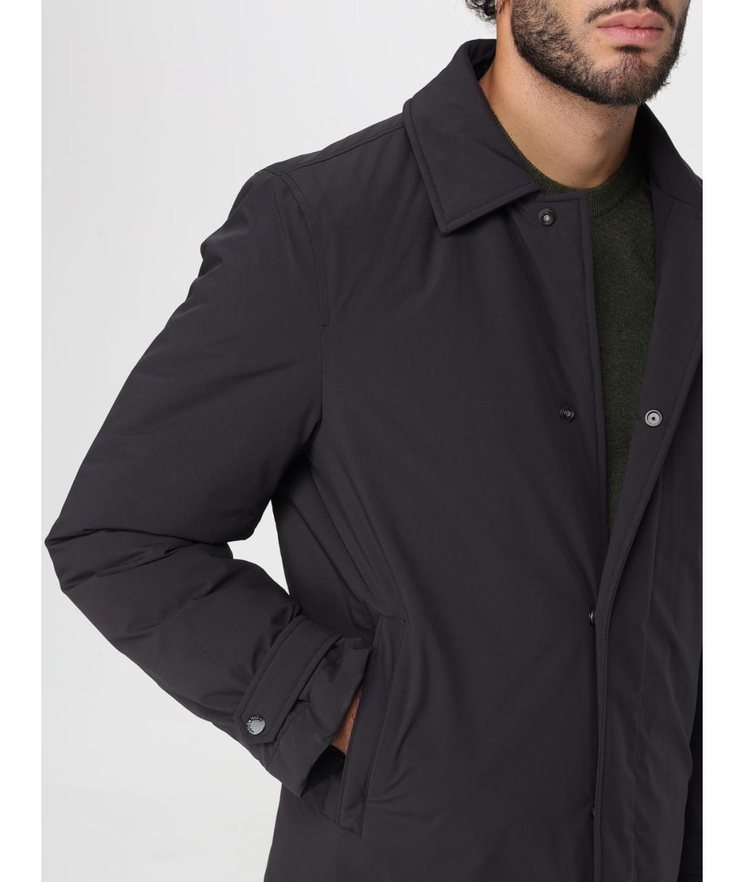 WOOLRICH Черная полиамидовая куртка, фото 4